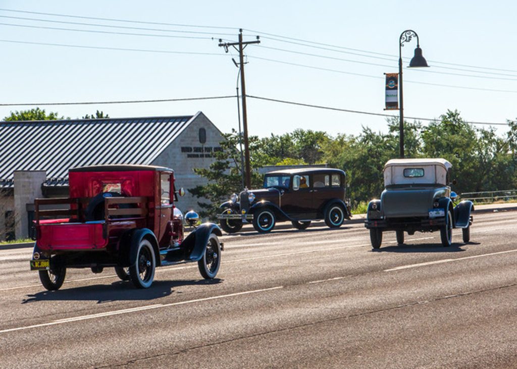 Model A Traffic Jam Route 66 by Gordon Vanus